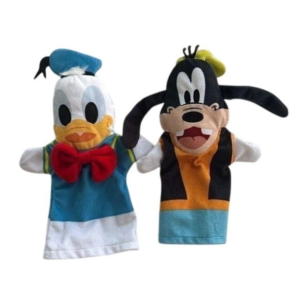 Disney Mickey Mouse Hand Puppet Plush 11 Inch Melissa Doug Stuffed donald/goofy